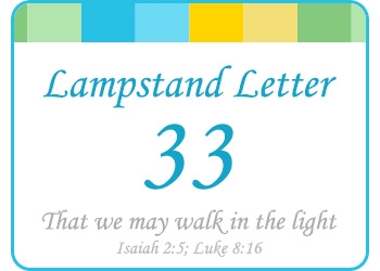 LAMPSTAND LETTER 33