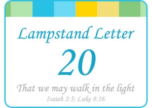 LAMPSTAND LETTERS 20