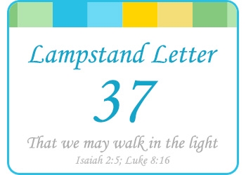 LAMPSTAND LETTER 37