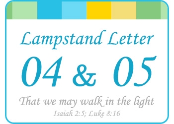 LAMPSTAND LETTERS 04 &amp; 05