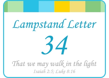 LAMPSTAND LETTER 34