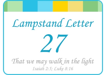 LAMPSTAND LETTERS 27