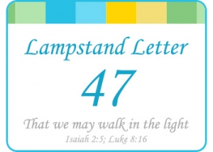LAMPSTAND LETTER 47