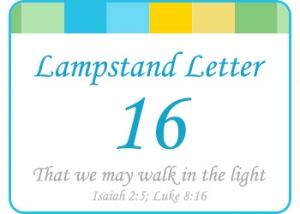 LAMPSTAND LETTERS 16